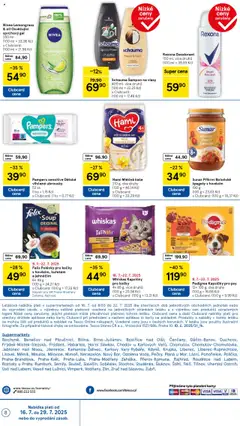 Tesco leták - Supermarket od 16.07.2025 | Strana: 8 | Produkty: Vlhčené ubrousky, Deodorant, Špagety, Příkrm