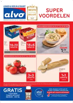 Alvo folder - Voorbeeld van een folder van Alvo, geldig van 30.07.2025
