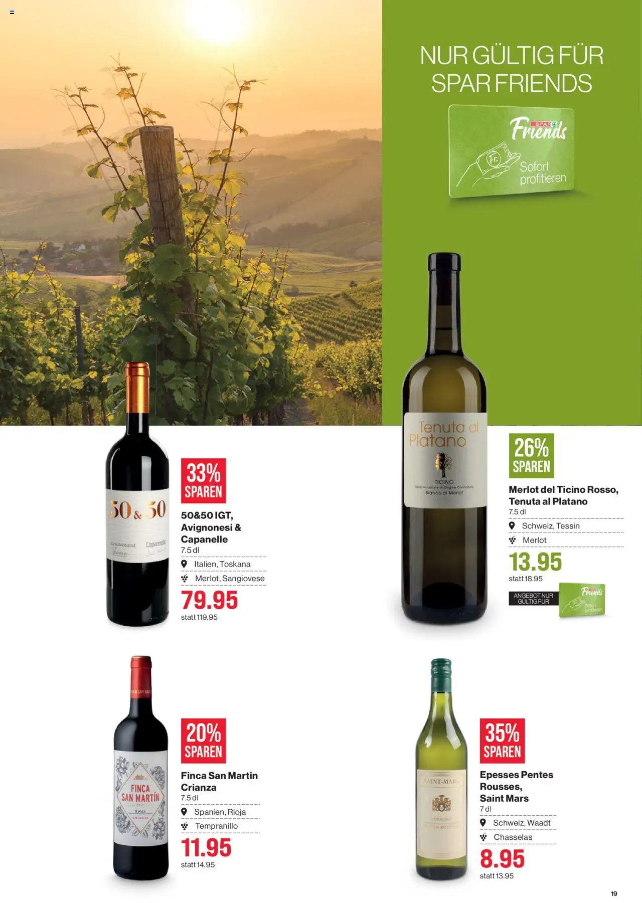 SPAR Aktionen – gültig ab 16.10.2025 | Seite: 19 | Produkte: Merlot, Mars