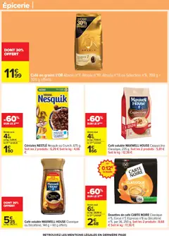  | Page: 35 | Produits: Filtre, Dosettes de café Carte Noire, Café soluble, Café