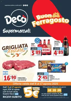 Anteprima del volantino Decò Supermercati - Foggia catalogo valido a partire dal 08.08.2025