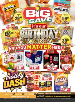 Big Save specials catalogue – valid from 27.10.2025