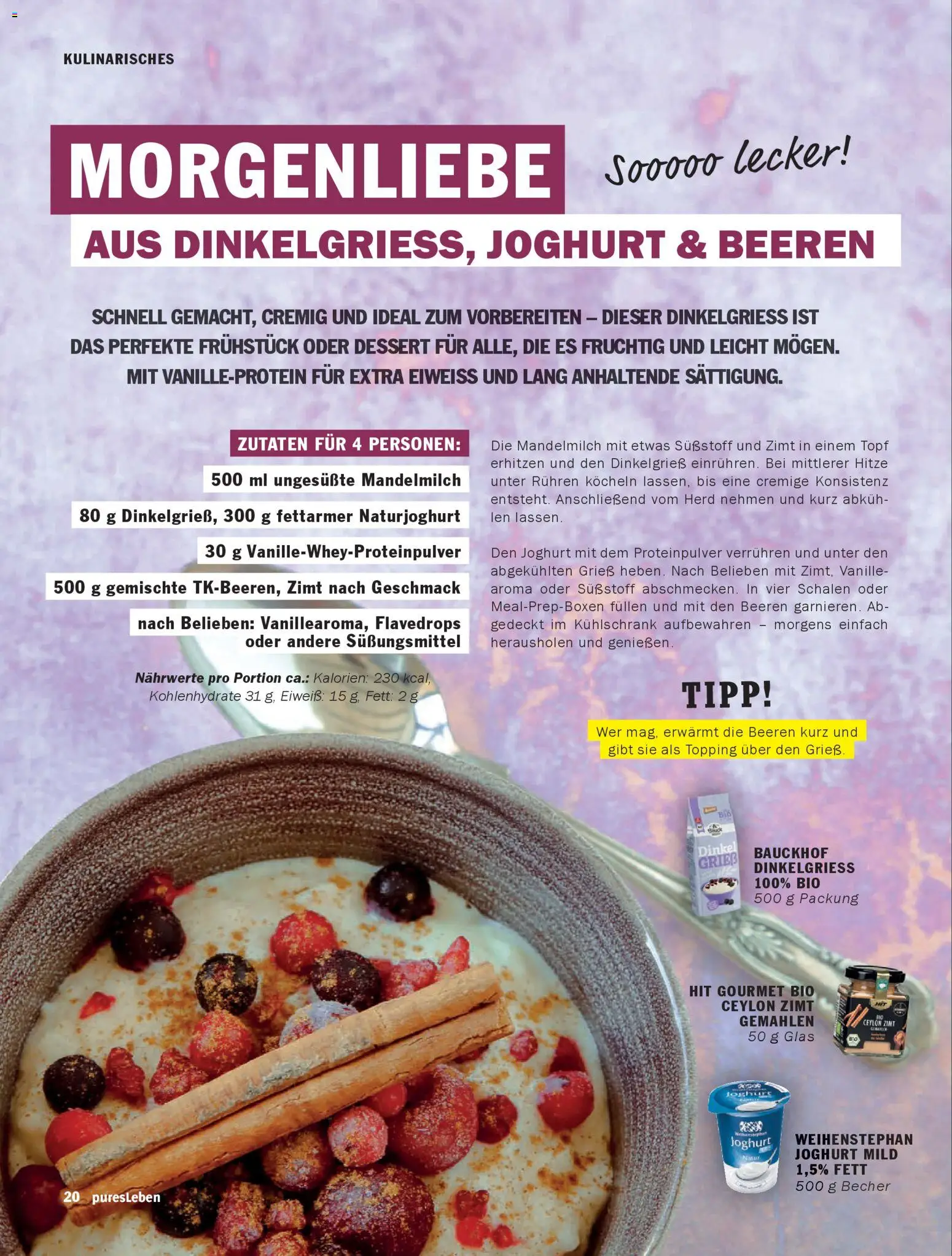 HIT pures Leben 01/2026 – gültig ab 01.01.2026 | Seite: 20 | Produkte: Herd, Joghurt, Kühlschrank