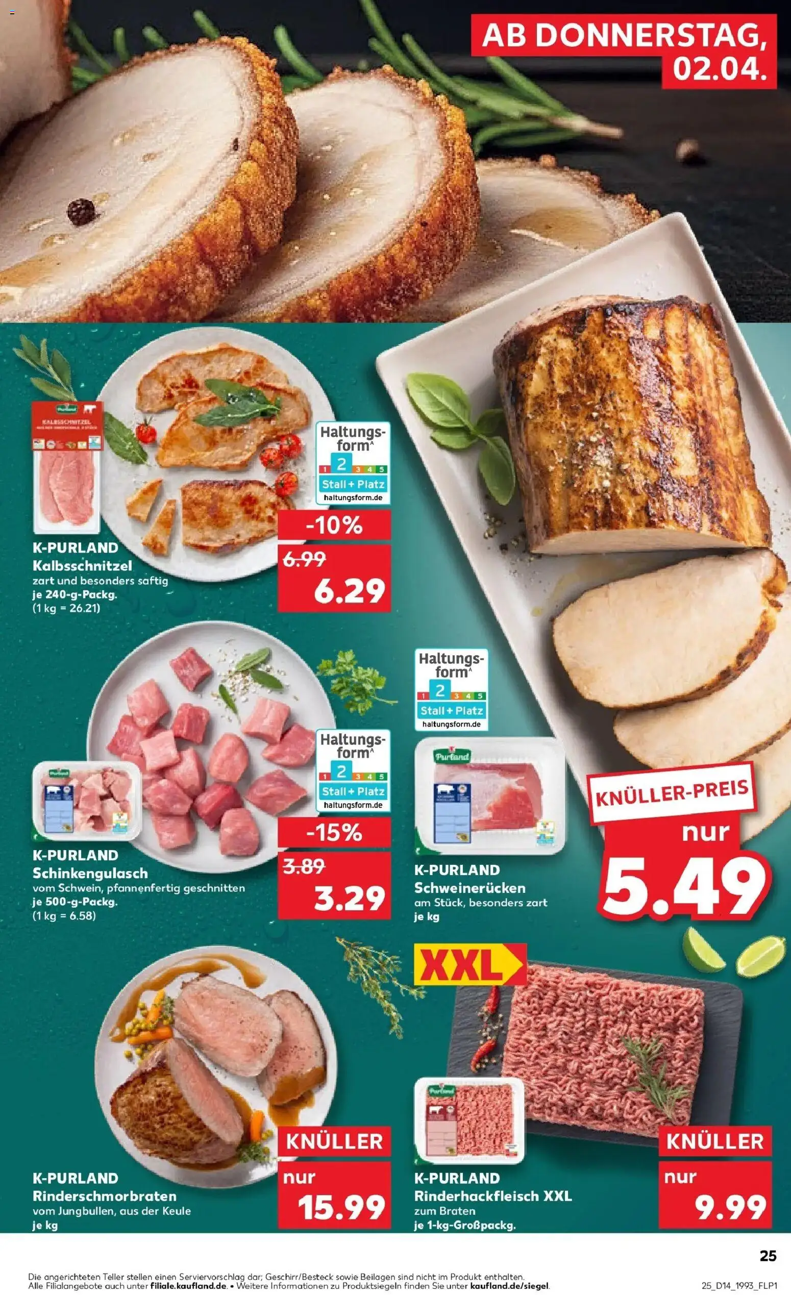 Kaufland Prospekt Marktredwitz	 – gültig ab 30.03.2026 | Seite: 39 | Produkte: Schweinerucken
