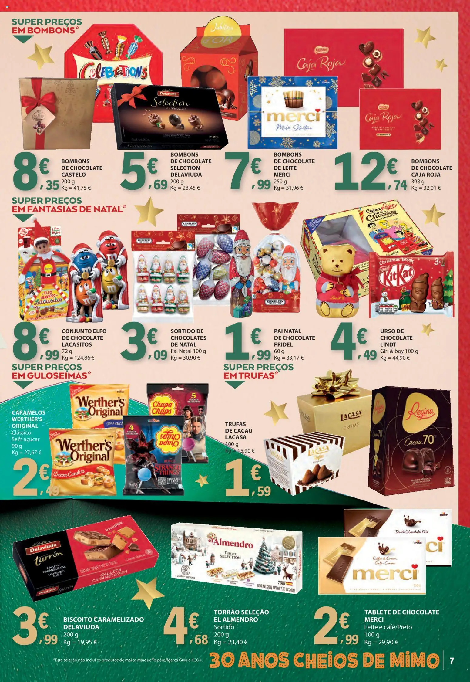 E.Leclerc - Folheto Presentes de Natal │ válido de 02.12.2025 | Página: 7 | Produtos: Chocolates, Leite, Chocolate, Açúcar