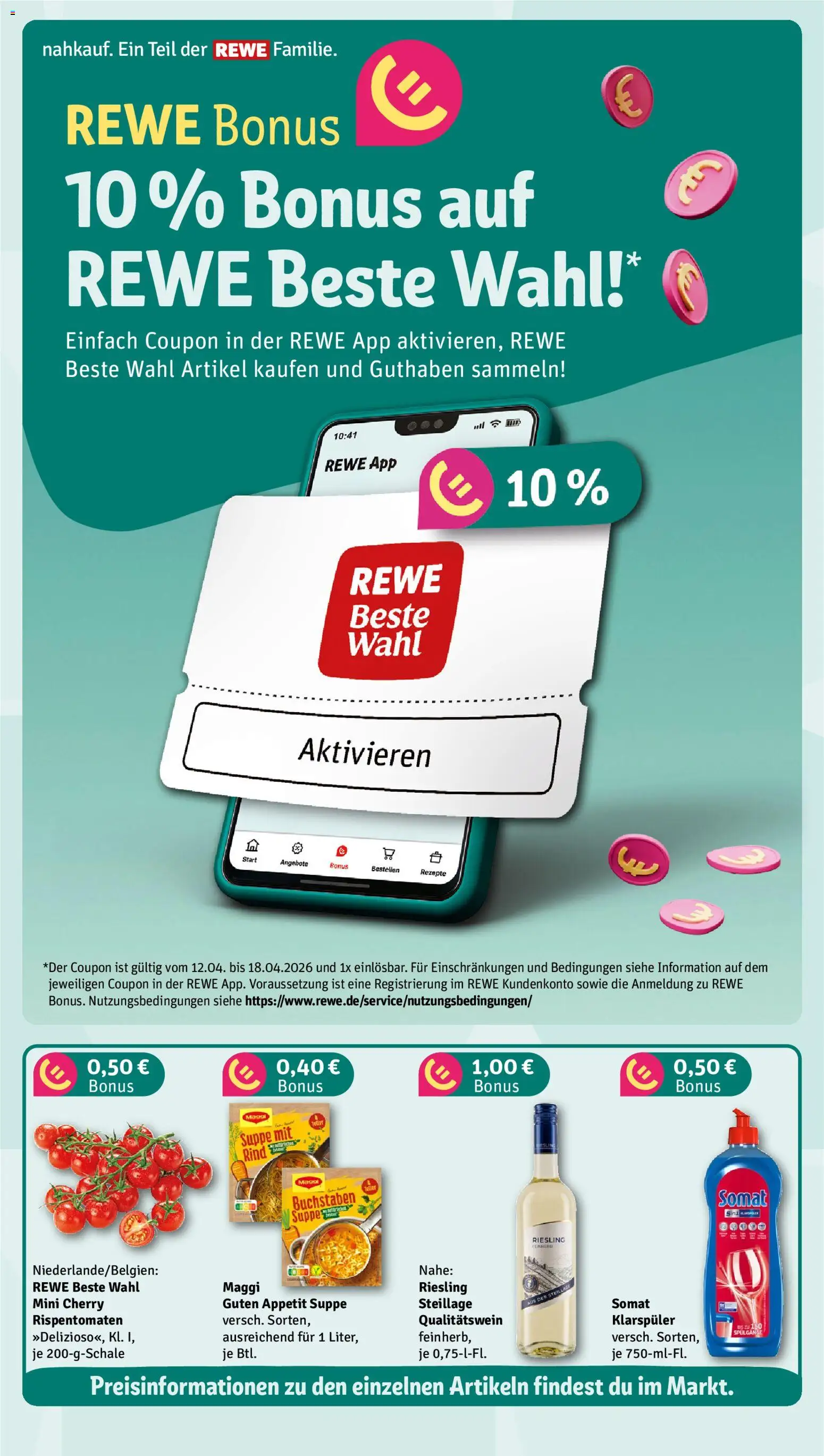 Nahkauf Prospekt – gültig ab 13.04.2026 | Seite: 4 | Produkte: Maggi, Klarspüler, Maggi suppe