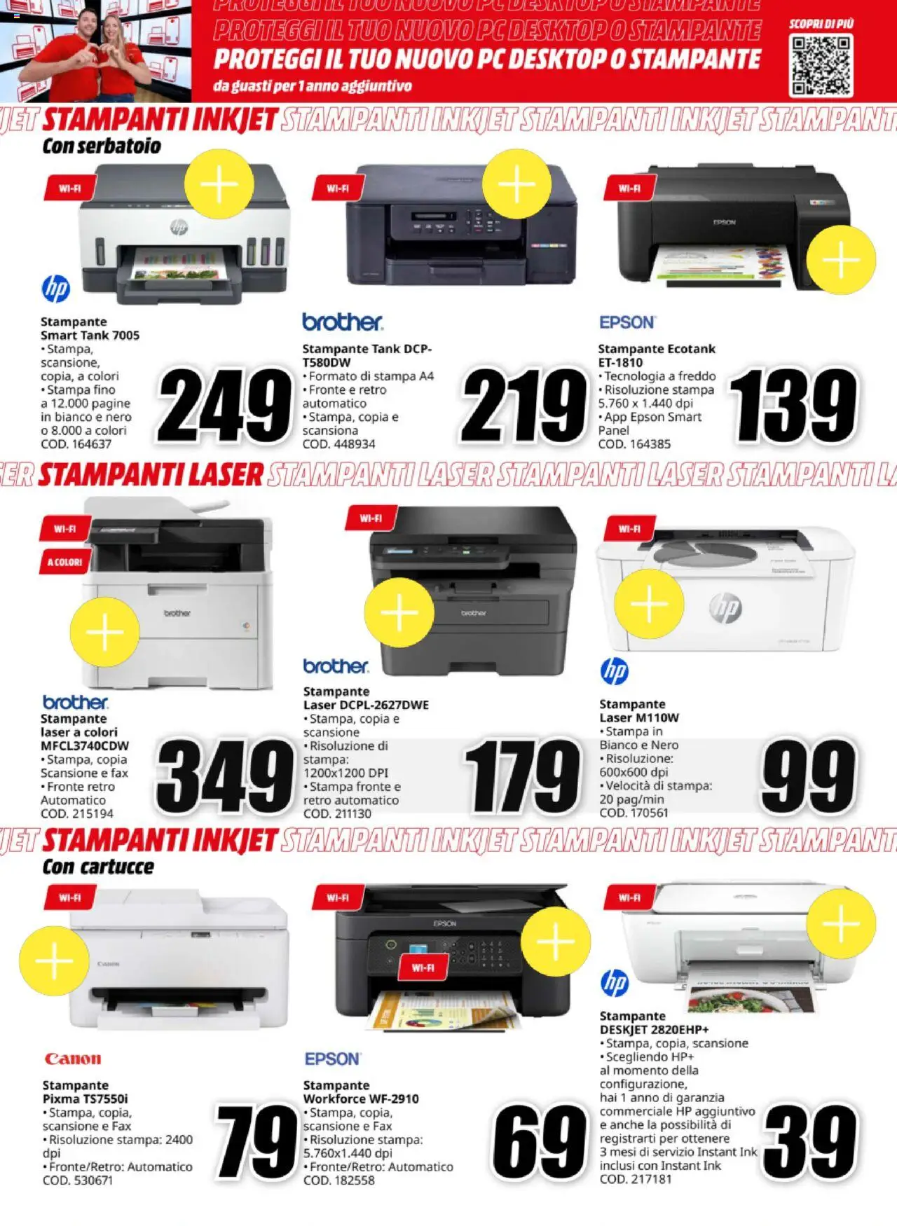 Volantino Media World del 17.10.2025 | Pagina: 7 | Prodotti: PC, Stampante, Stampa