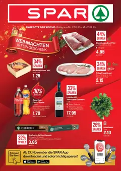 SPAR - Black Friday ab 27.11.2025 gültig