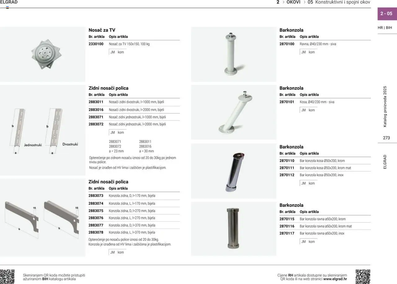 Elgrad katalog | vrijedi od 06.10.2025 | Stranica: 12 | Proizvodi: Polica, Tv
