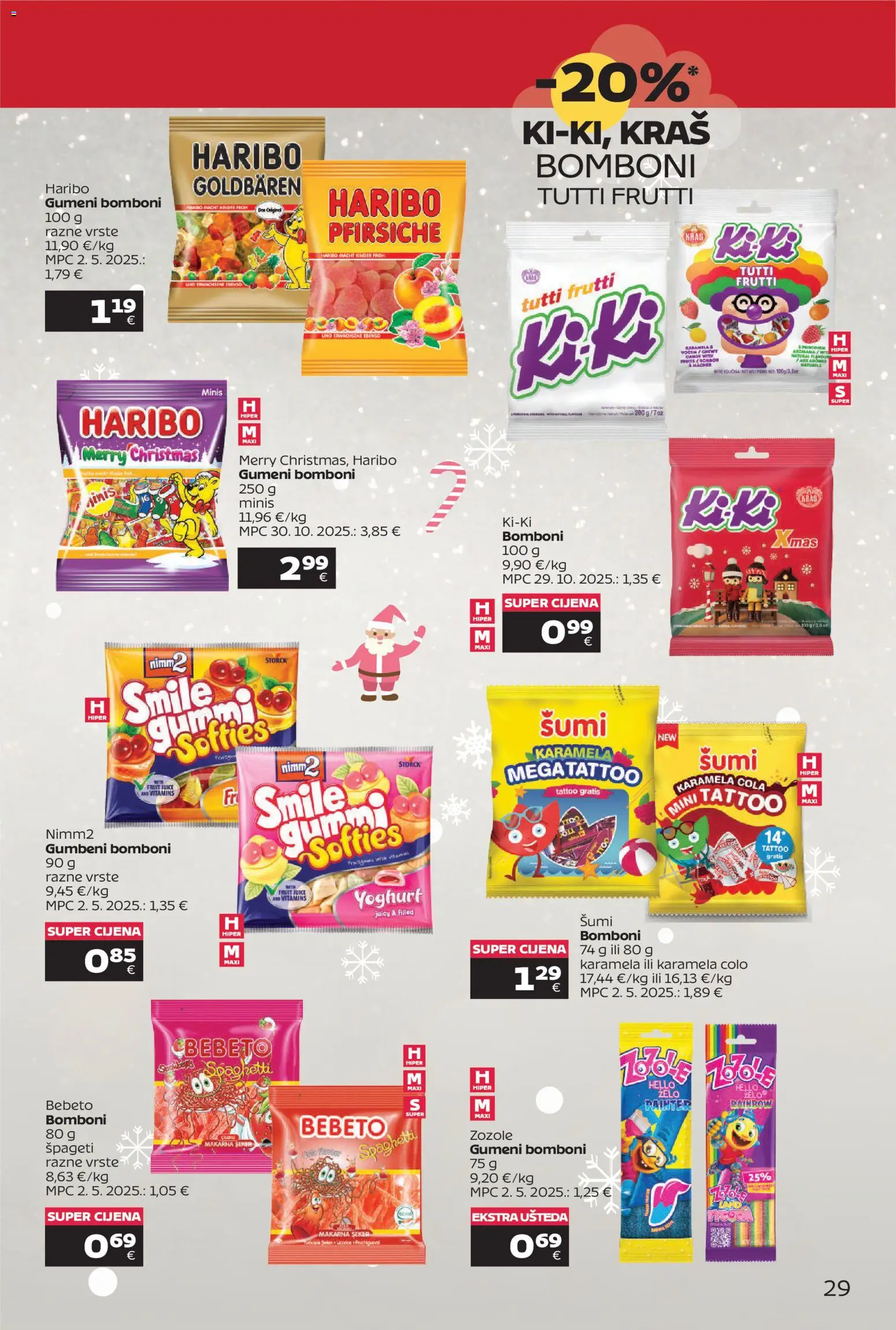 Tommy katalog | vrijedi od 24.11.2025 | Stranica: 29 | Proizvodi: Hell, Bomboni, Špageti, Karamela