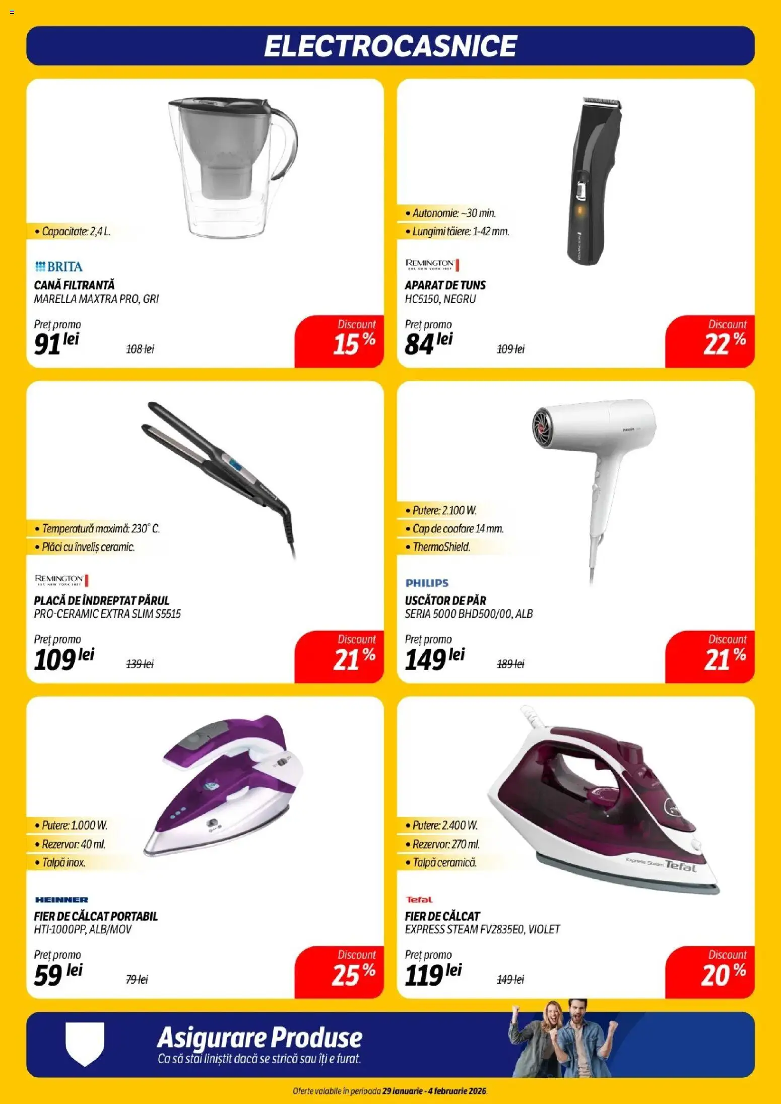 Noul catalog Flanco – valabil de la 29.01.2026 | Pagină: 19 | Produse: Enginar, Fier de călcat, Uscător De Păr, Placă De Îndreptat Părul