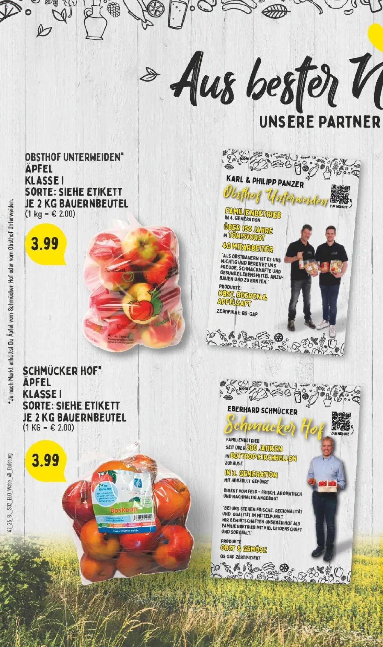 Edeka prospekt Duisburg-Walsum	 – gültig ab 13.10.2025 | Seite: 26 | Produkte: Äpfel, Apfelsaft, Gemüse, Obst