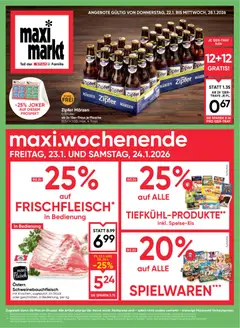 Maximarkt  Flugblatt ab 22.01.2026 gültig