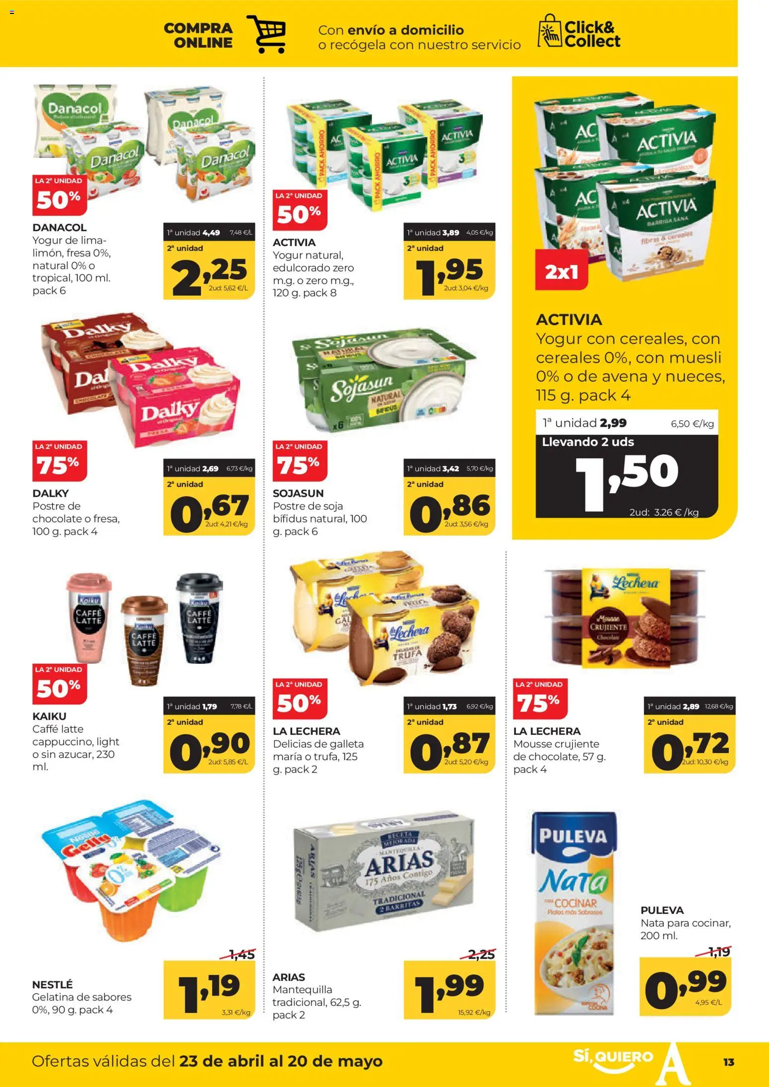 Alimerka folleto Castilla y León │ válido desde el 23.04.2026 | Página: 15 | Productos: Gelatina, Lima, Mousse, Yogur