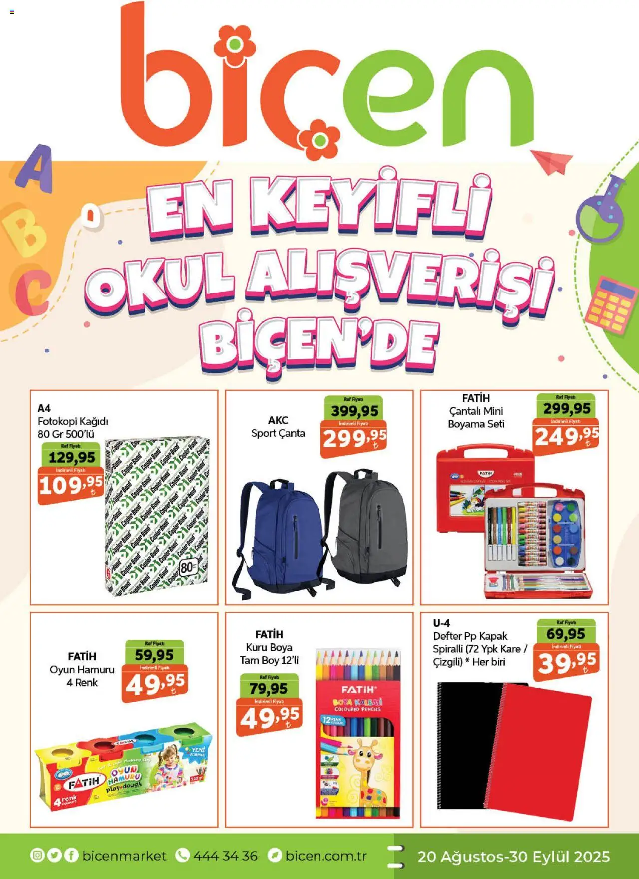 Biçen Market Katalog - 20.08.2025 tarihinden itibaren geçerlidir | Sayfa: 1 | Ürünler: Raf, Boya kalemi, Oyun hamuru, Oyun