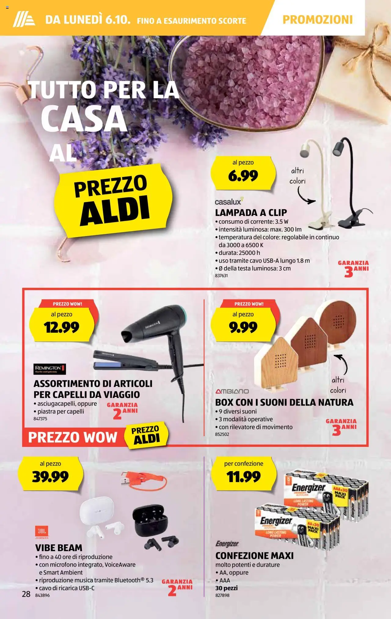 Aldi Aktionen IT – gültig ab 02.10.2025 | Seite: 29 | Produkte: Box