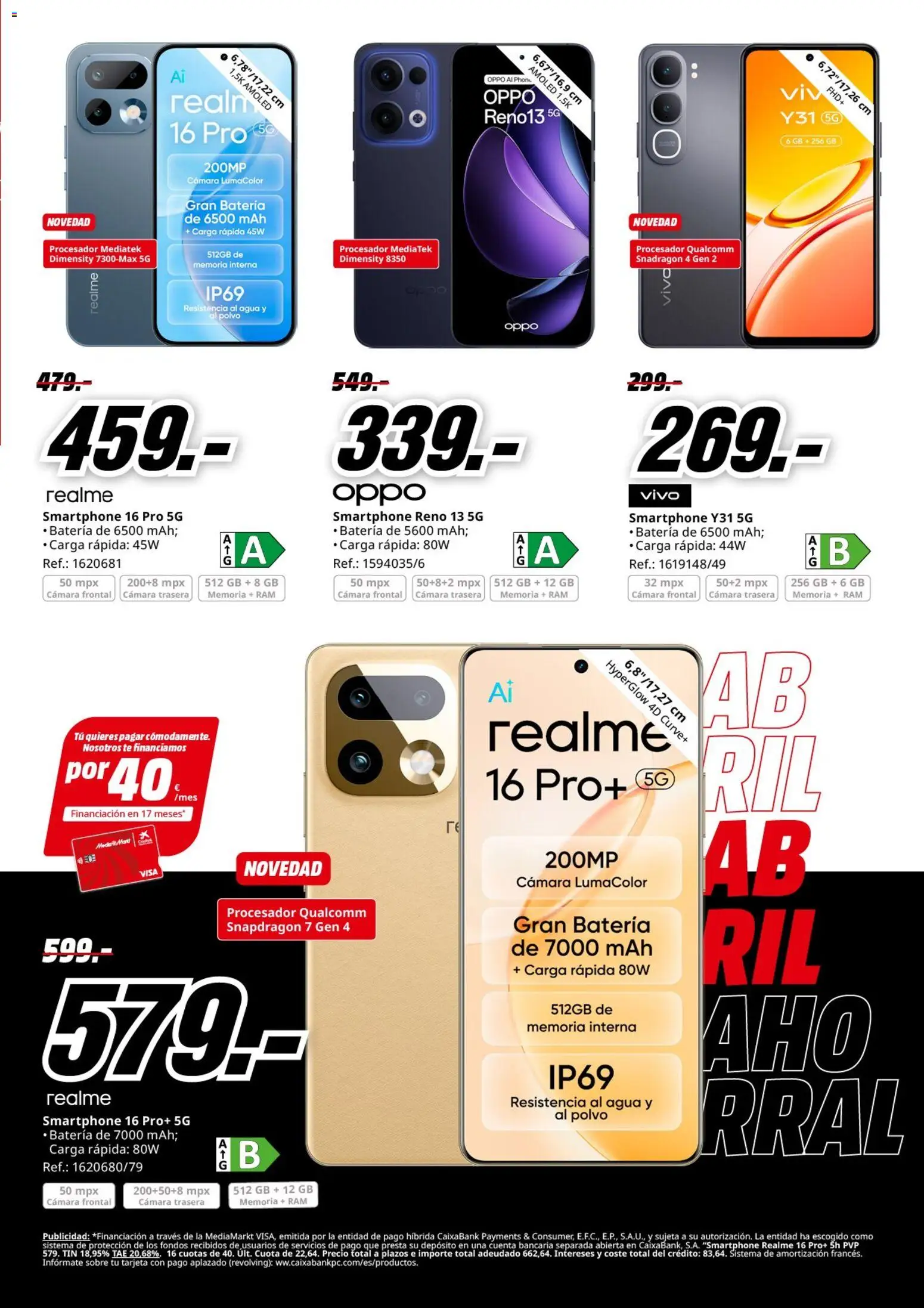 Media Markt folleto │ válido desde el 06.04.2026 | Página: 18 | Productos: Polvo, Té, Smartphone, Cámara