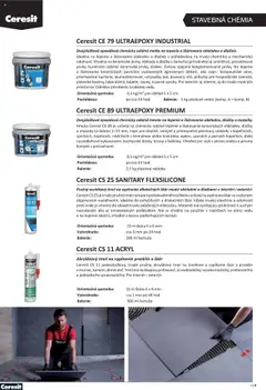 Ceresit CS 11 ACRYL, Akrylátový tmel na vyplnenie prasklín a škár. Ceresit CS 11 jednozložkový, trvale pružný, akrylátový tmel na tmelenie a vypĺňanie škár a prasklín v murive, kameni, dreve atď. │ platný od 18.04.2025 | Strana: 121 | Produkty: Obklad, Ceresit