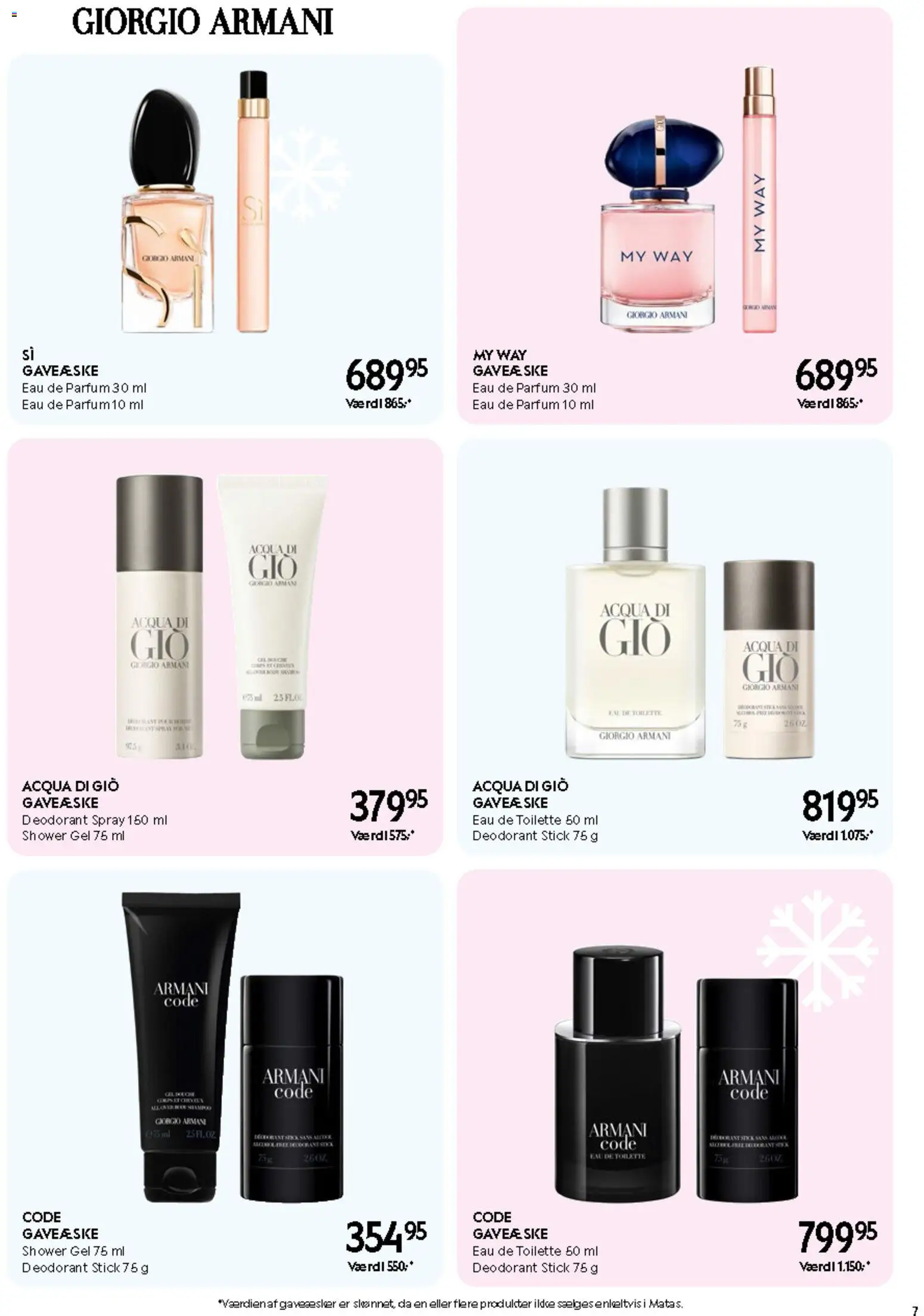 Matas tilbudsavis – gyldig fra 30.10.2025 | Side: 7 | Produkter: Eau de toilette, Deodorant