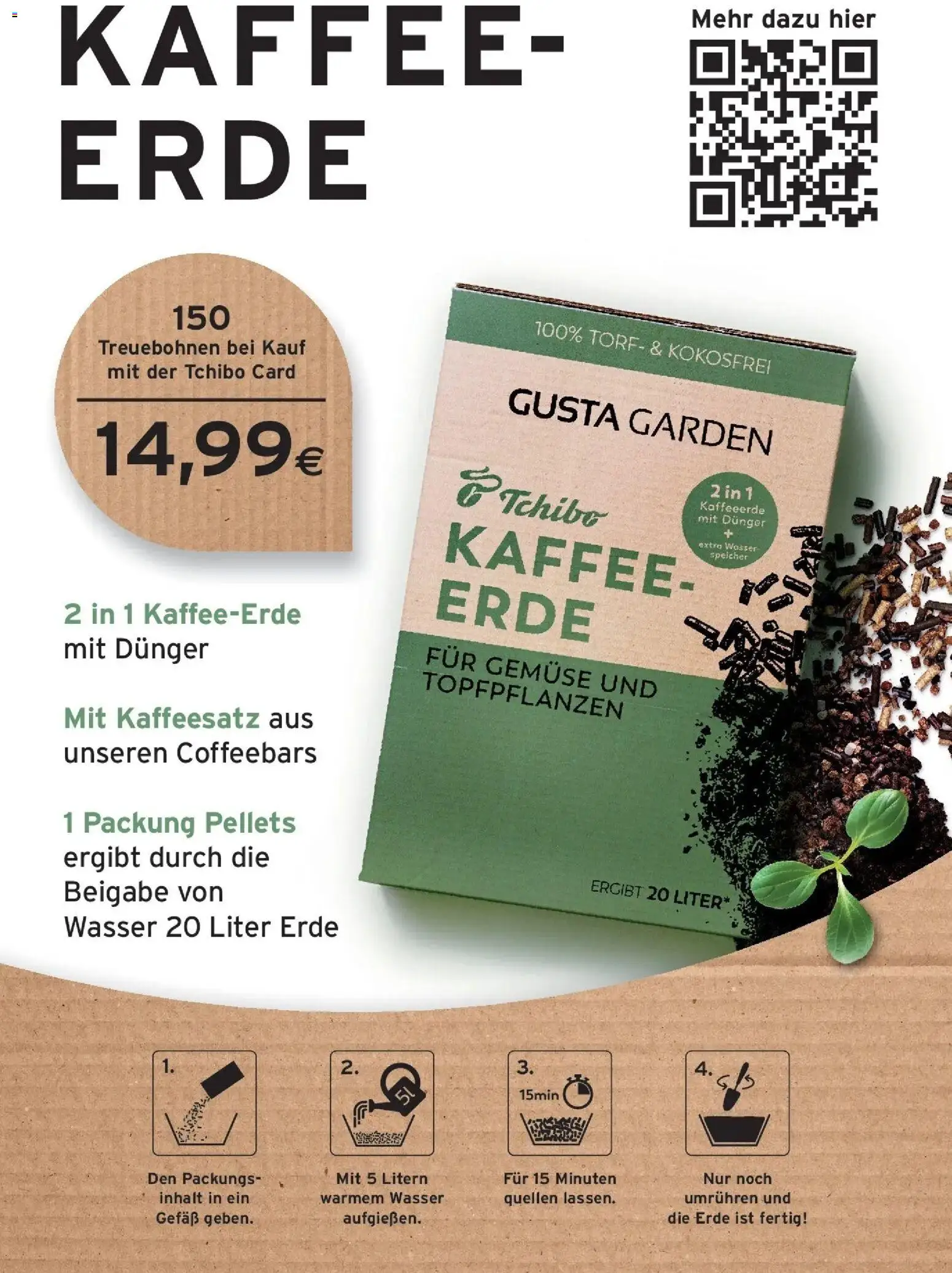 Tchibo Eduscho Tchibo Magazin gültig ab 01.04.2026 | Seite: 5 | Produkte: Wasser, Gemüse, Kaffee