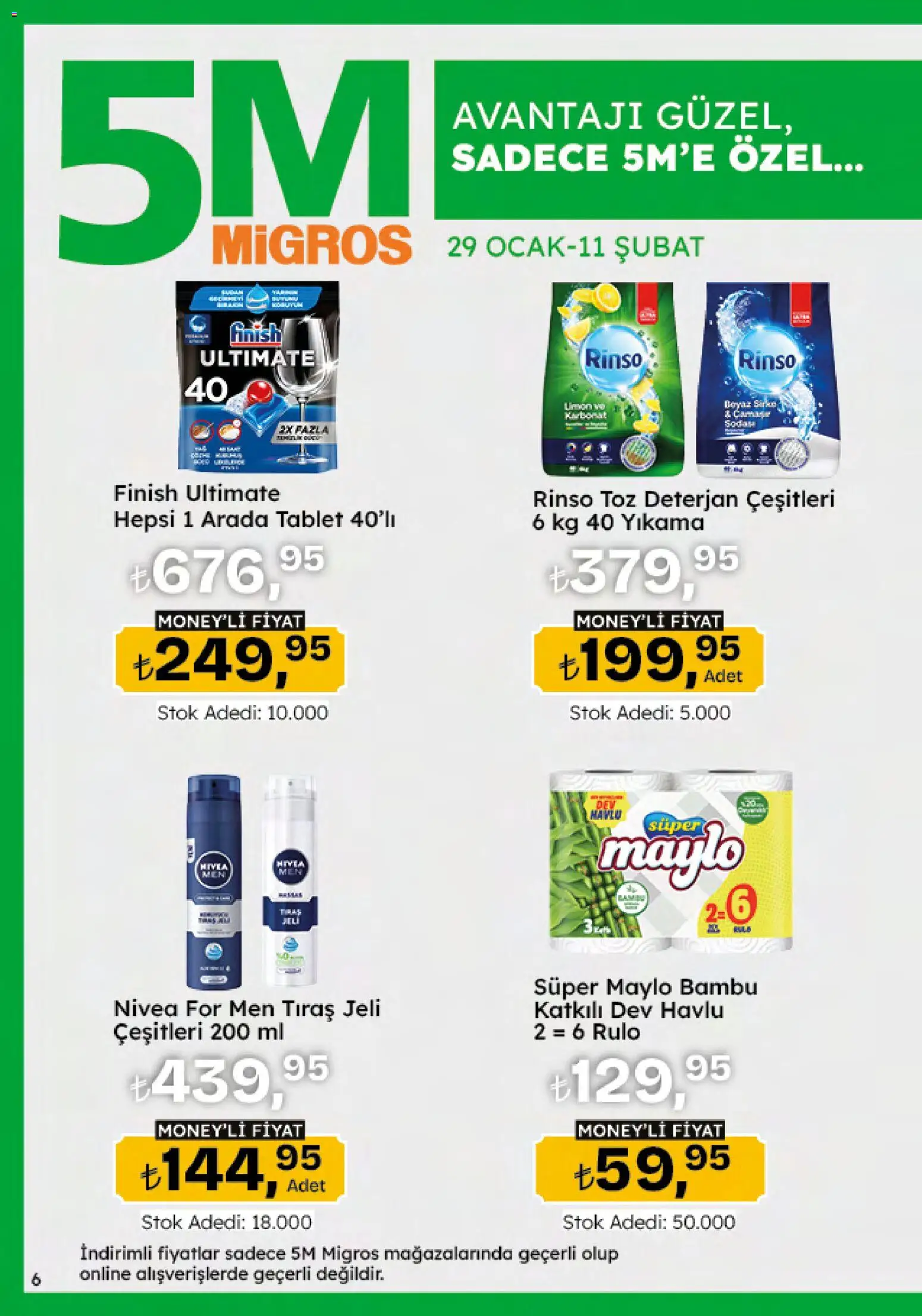 Migros Katalog - 5M Migroskop Dijital - 29.01.2026 tarihinden itibaren geçerlidir | Sayfa: 6