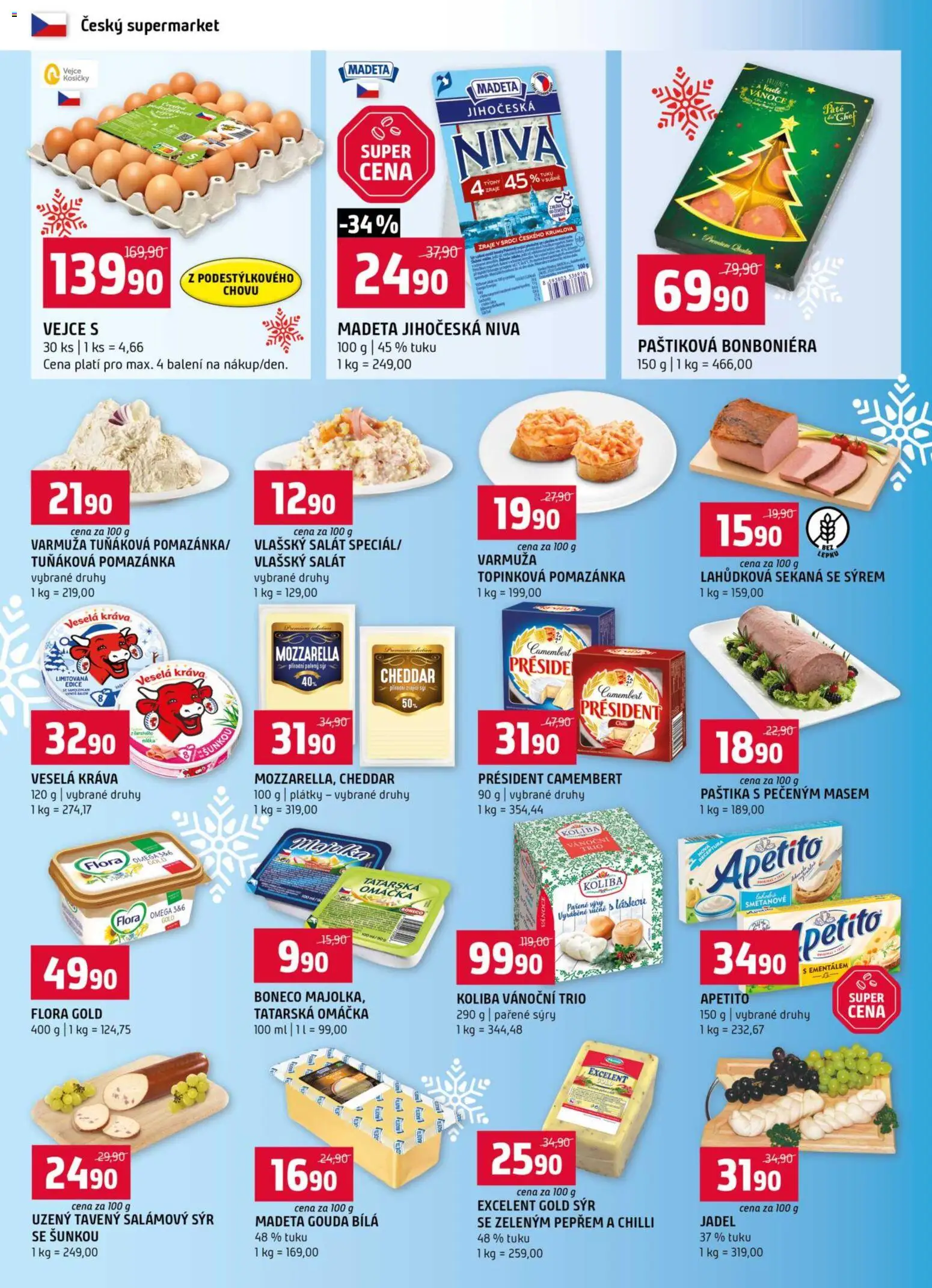 Terno leták - Tábor  od 17.12.2025 | Strana: 4 | Produkty: Gouda, Niva, Flora, Cheddar