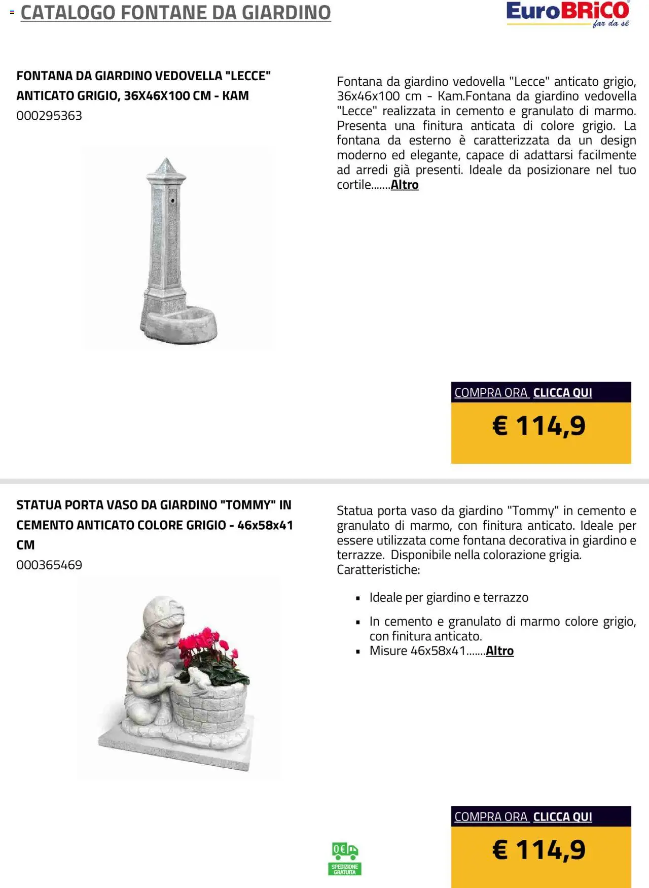 Volantino Eurobrico del 23.07.2025 | Pagina: 5 | Prodotti: Vaso