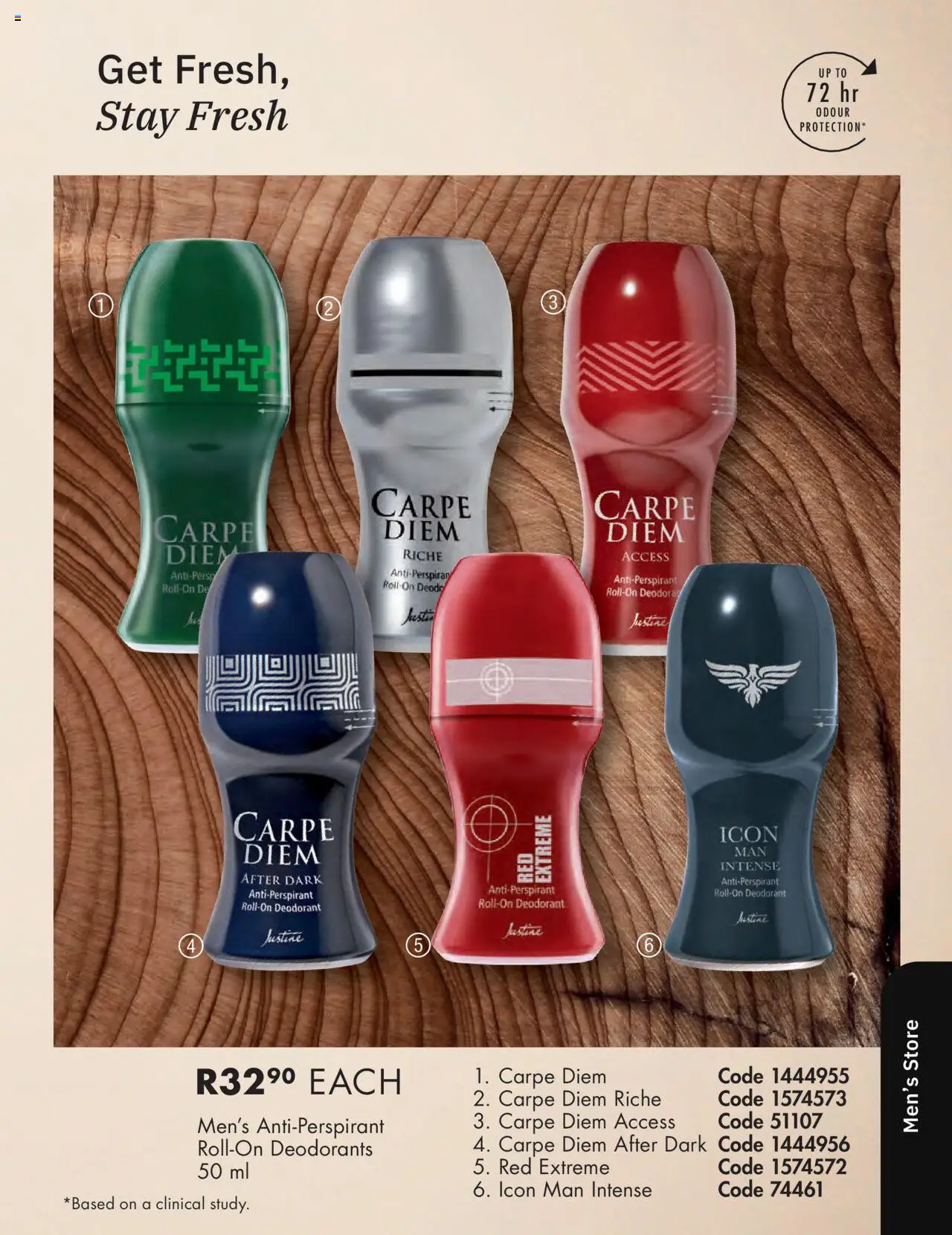 New Justine catalogue – valid from 01.10.2025 | Page: 63 | Products: Deodorant, Antiperspirant