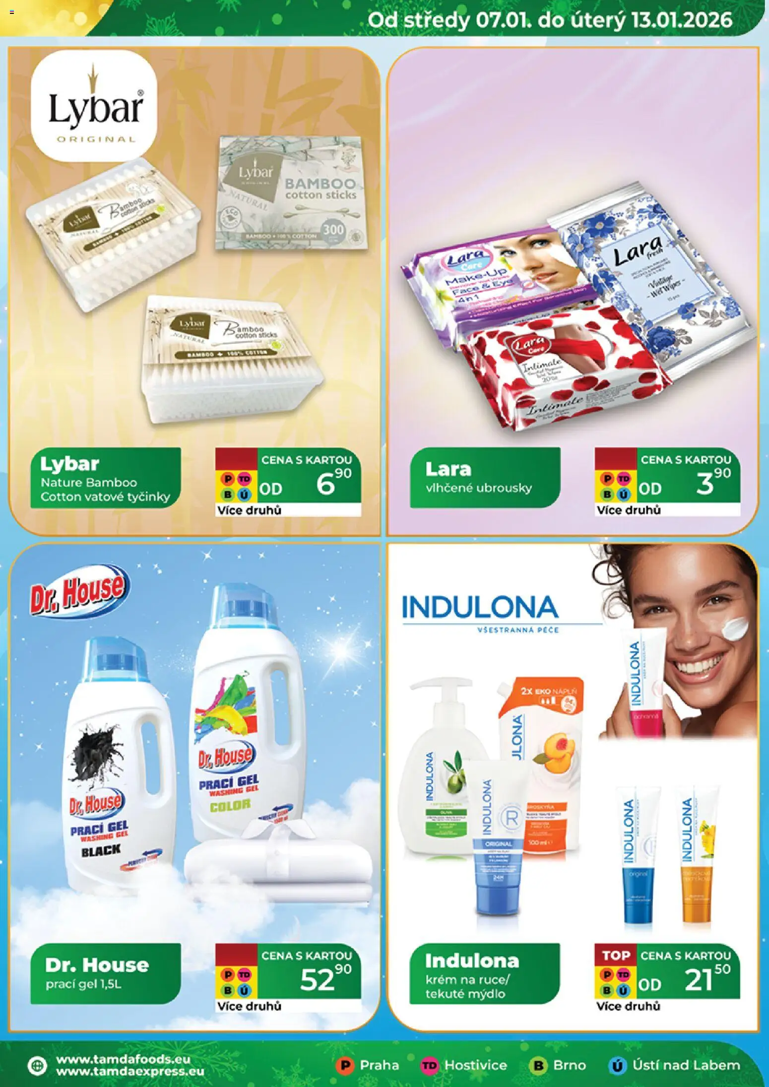 Tamda Foods leták od 07.01.2026 | Strana: 21 | Produkty: Vlhčené ubrousky, Makeup, Tyčinky, Ubrousky