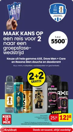 Kruidvat folder week 17 - Voorbeeld van een folder van Kruidvat, geldig van 21.04.2026 | Pagina: 4 | Producten: Douche, Deodorant, Kan
