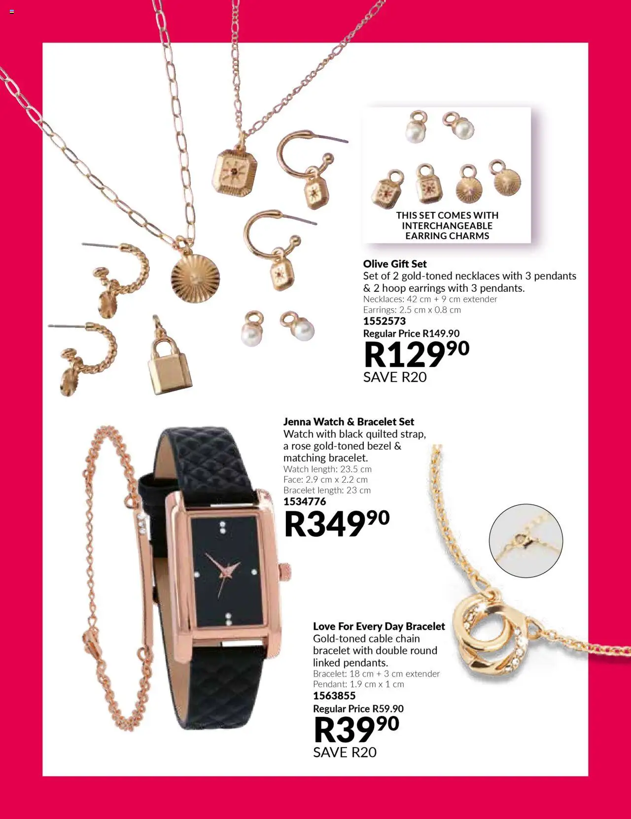 Avon - Womens Month │ valid from 14.08.2025 | Page: 17 | Products: Watch, Earrings, Cable, Necklaces