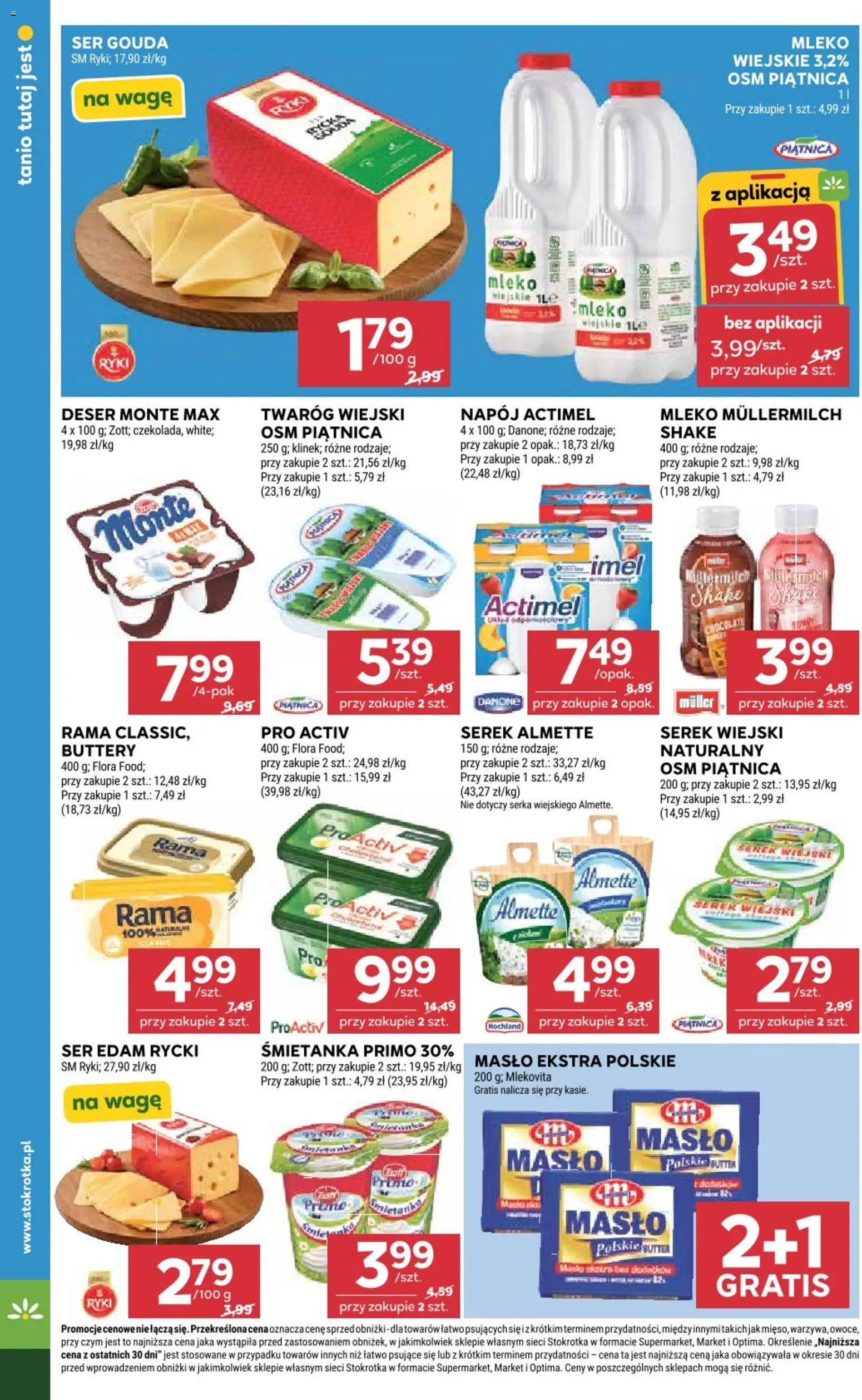 Stokrotka gazetka od 29.04.2026 | Strona: 18 | Produkty: Serek, Masło, Twaróg, Owoce