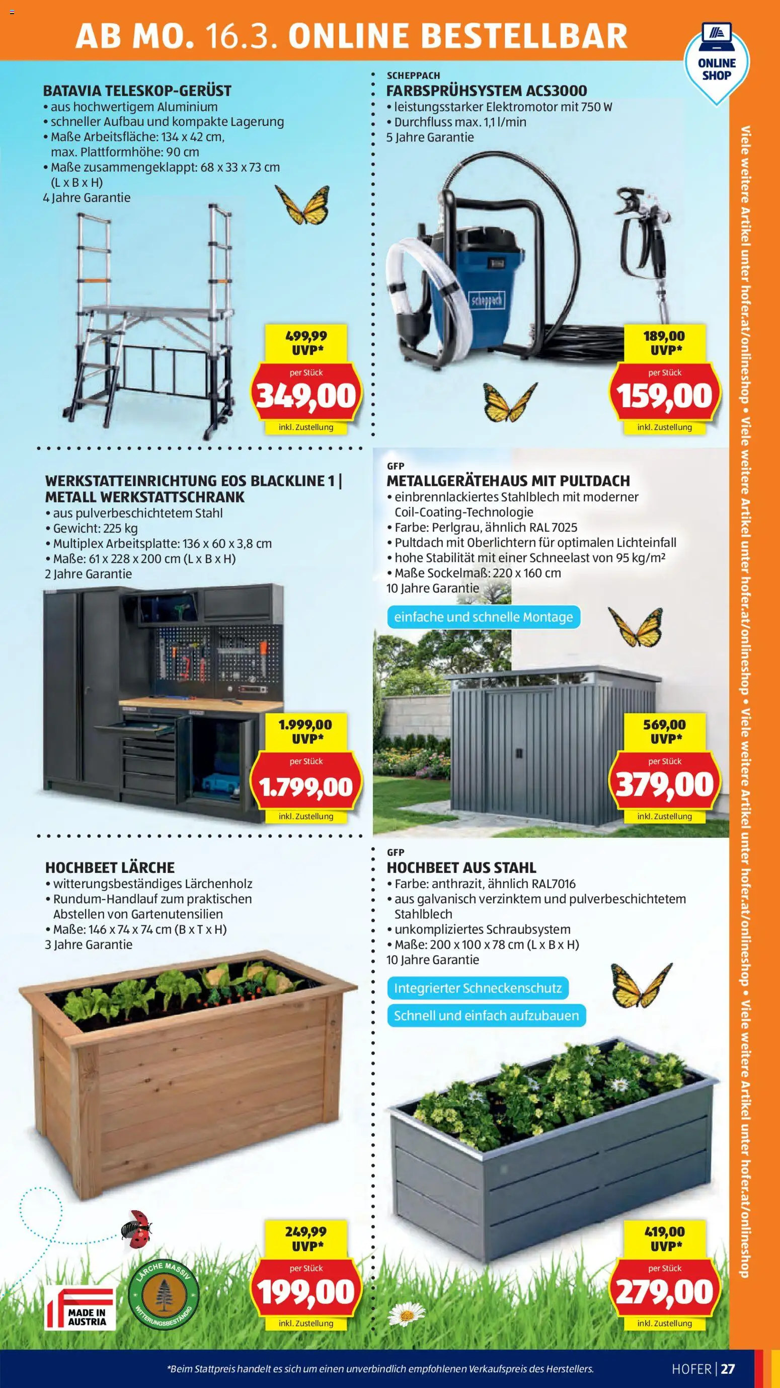 Hofer AT akciós ujság - amely érvényes a következő dátumtól: 13.03.2026 | Oldal: 34