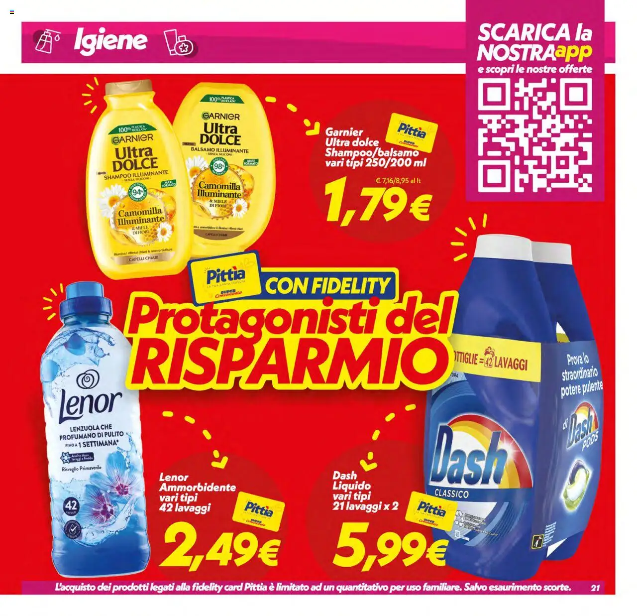 Volantino SuperConveniente del 12.08.2025 | Pagina: 21 | Prodotti: Illuminante, Balsamo, Ammorbidente, Miele