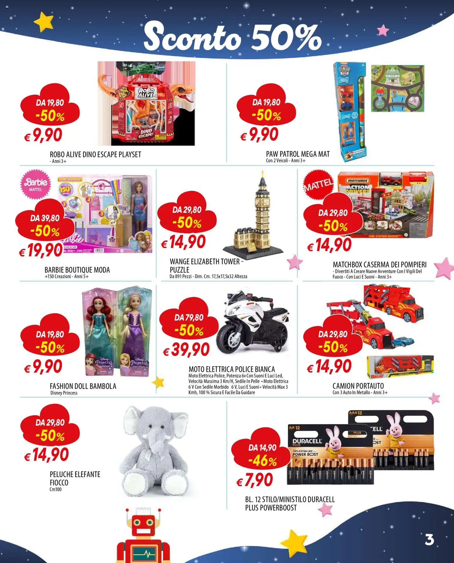 Volantino Galassia del 24.11.2025 | Pagina: 3 | Prodotti: Peluche