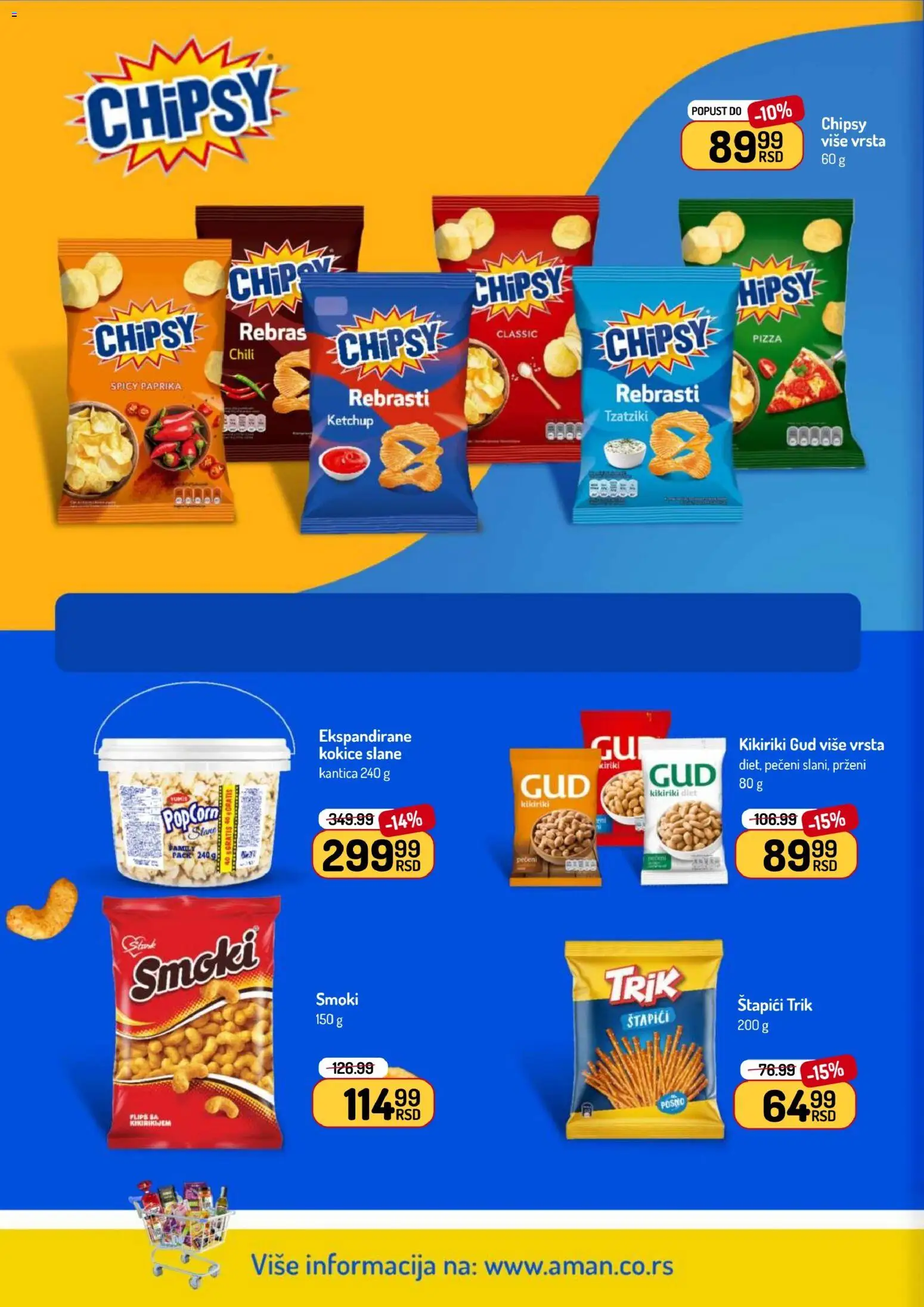 Aman katalog - važi od 16.02.2026 | Strana: 38 | Proizvode: Smoki, Paprika, Kikiriki, Popcorn