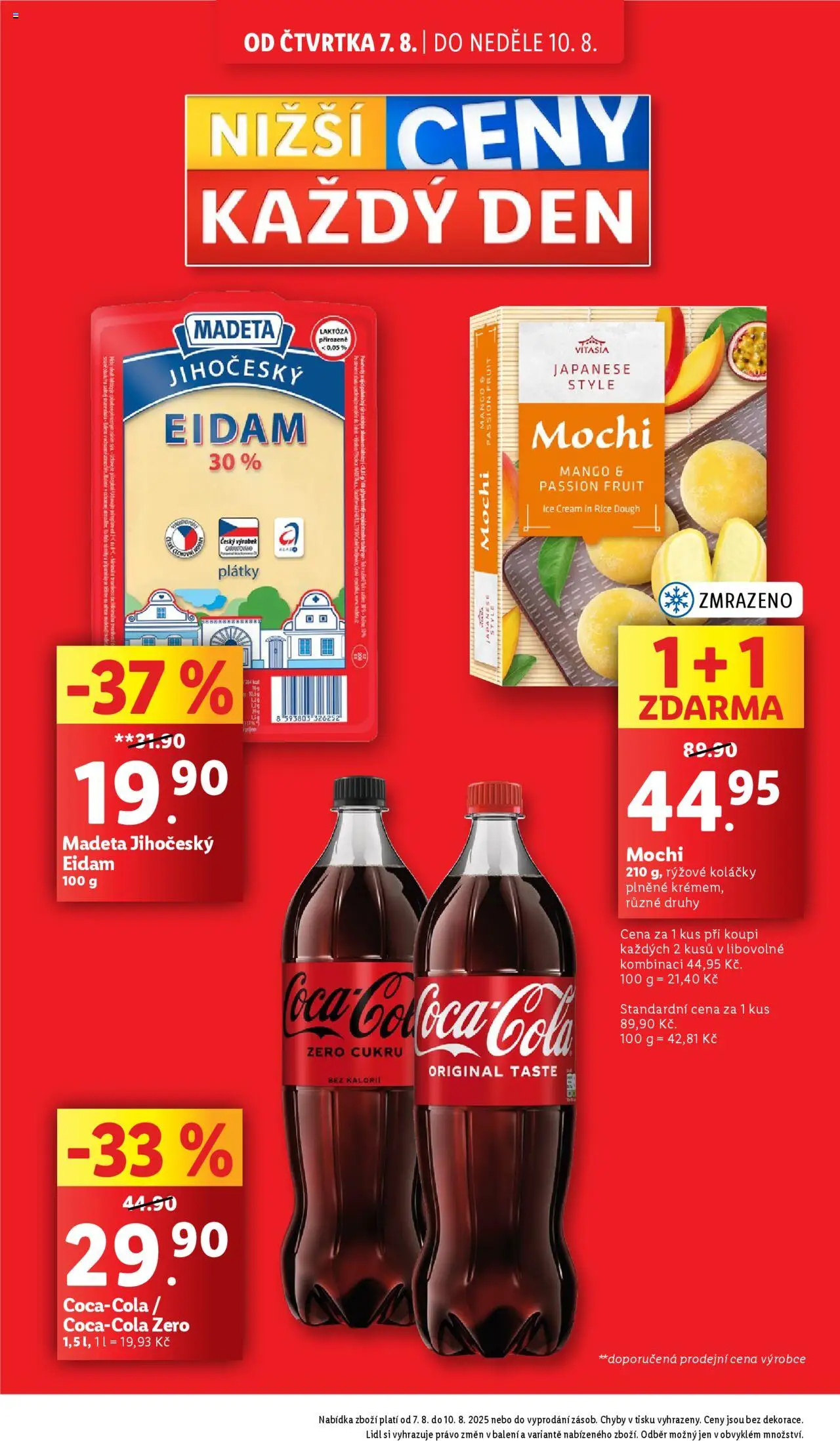 Lidl leták od 07.08.2025 | Strana: 2 | Produkty: Mango, Sýr, Eidam