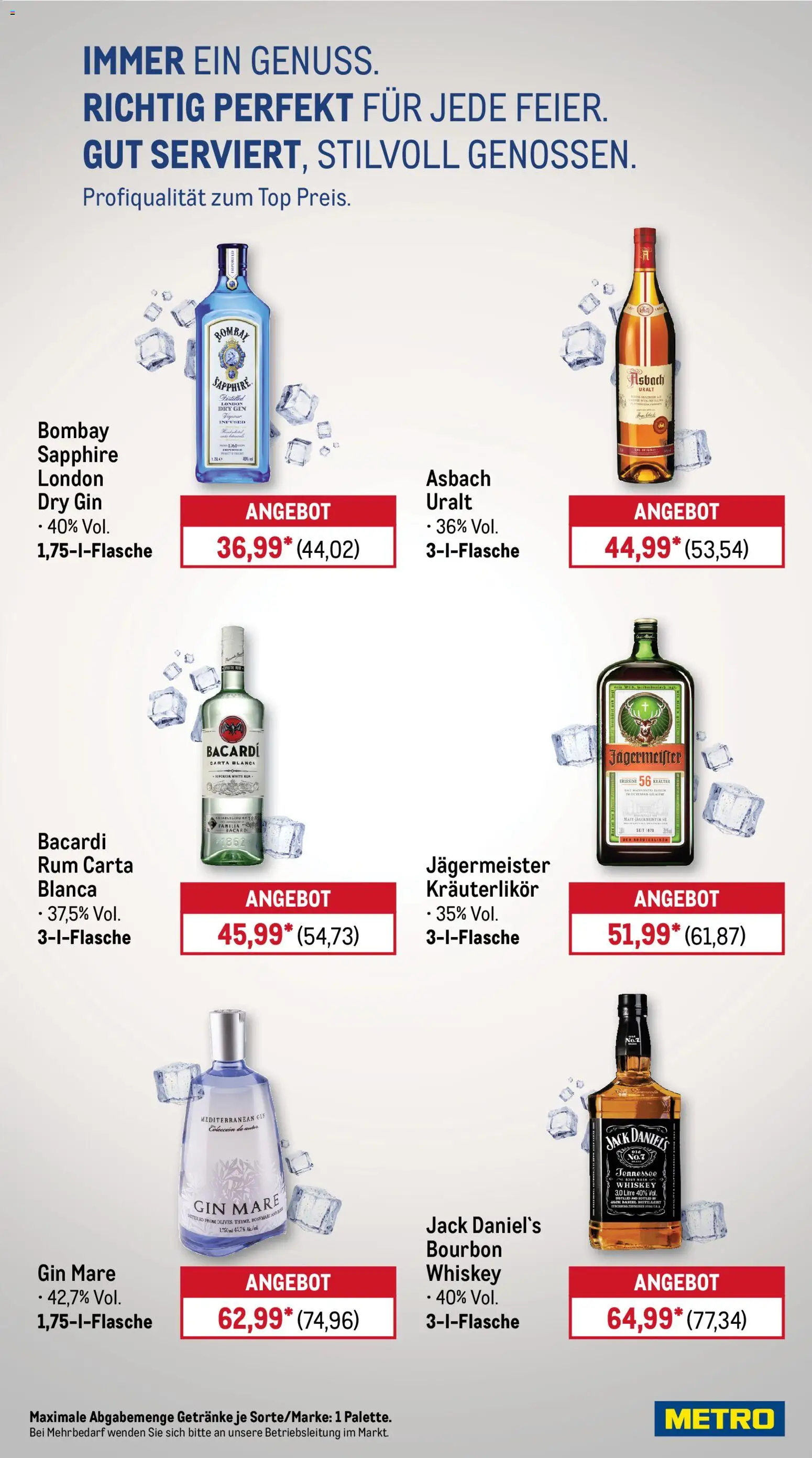 Metro Prospekt 	 – gültig ab 22.12.2025 | Seite: 15 | Produkte: Bacardi, Jägermeister, Bourbon, Whiskey