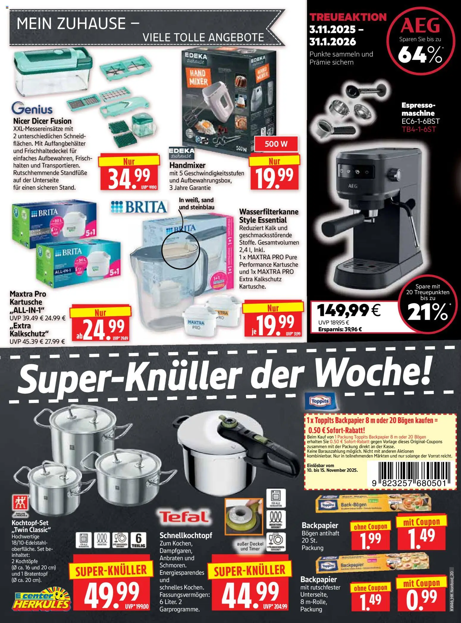 HERKULES Prospekt 	 – gültig ab 10.11.2025 | Seite: 20 | Produkte: Mixer, Handmixer
