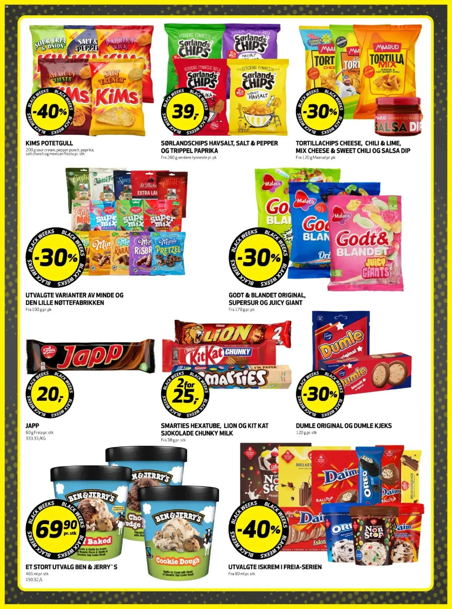 {H1} | Side: 18 | Produkter: Växthus, Krem, Smågodt, Jabolčni kis