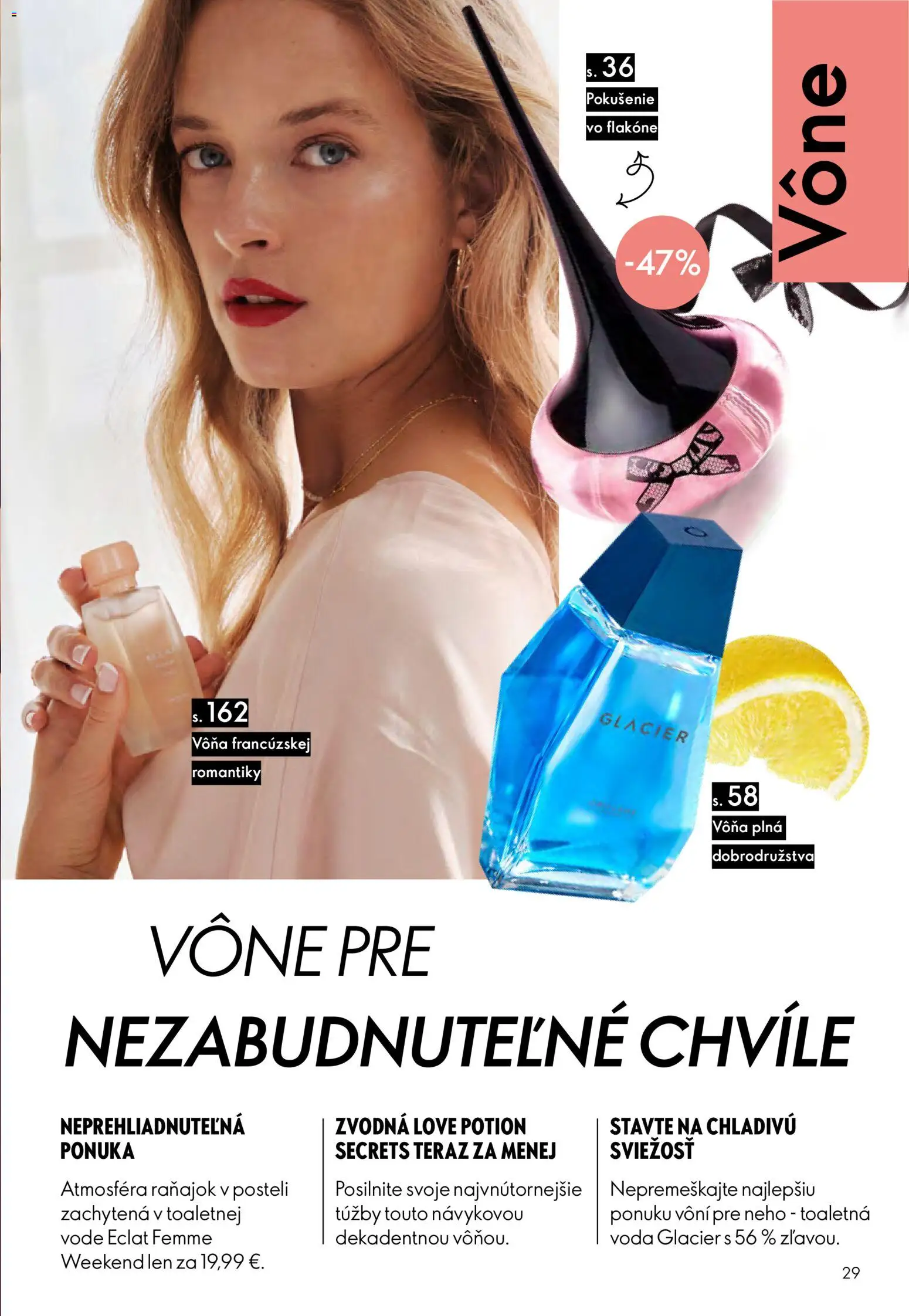 Nové Oriflame akcie – leták je platný od 04.03.2026 | Strana: 29 | Produkty: Voda