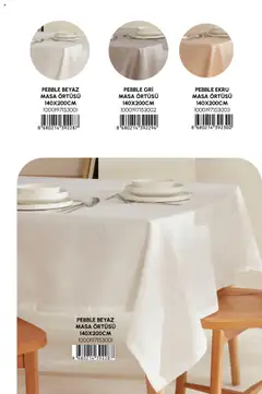 01.09.2025 tarihinden itibaren geçerli olan Karaca Home kataloğu önizlemesi | Sayfa: 39 | Ürünler: Masa, Masa örtüsü