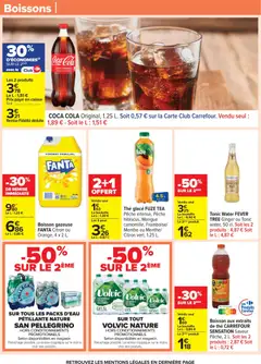 Carrefour - Prévisualisation de Carrefour catalogue semaine 45 valide à partir de 04.11.2025 | Page: 44 | Produits: Eau minérale, Menthe, Thé glacé, Coca cola