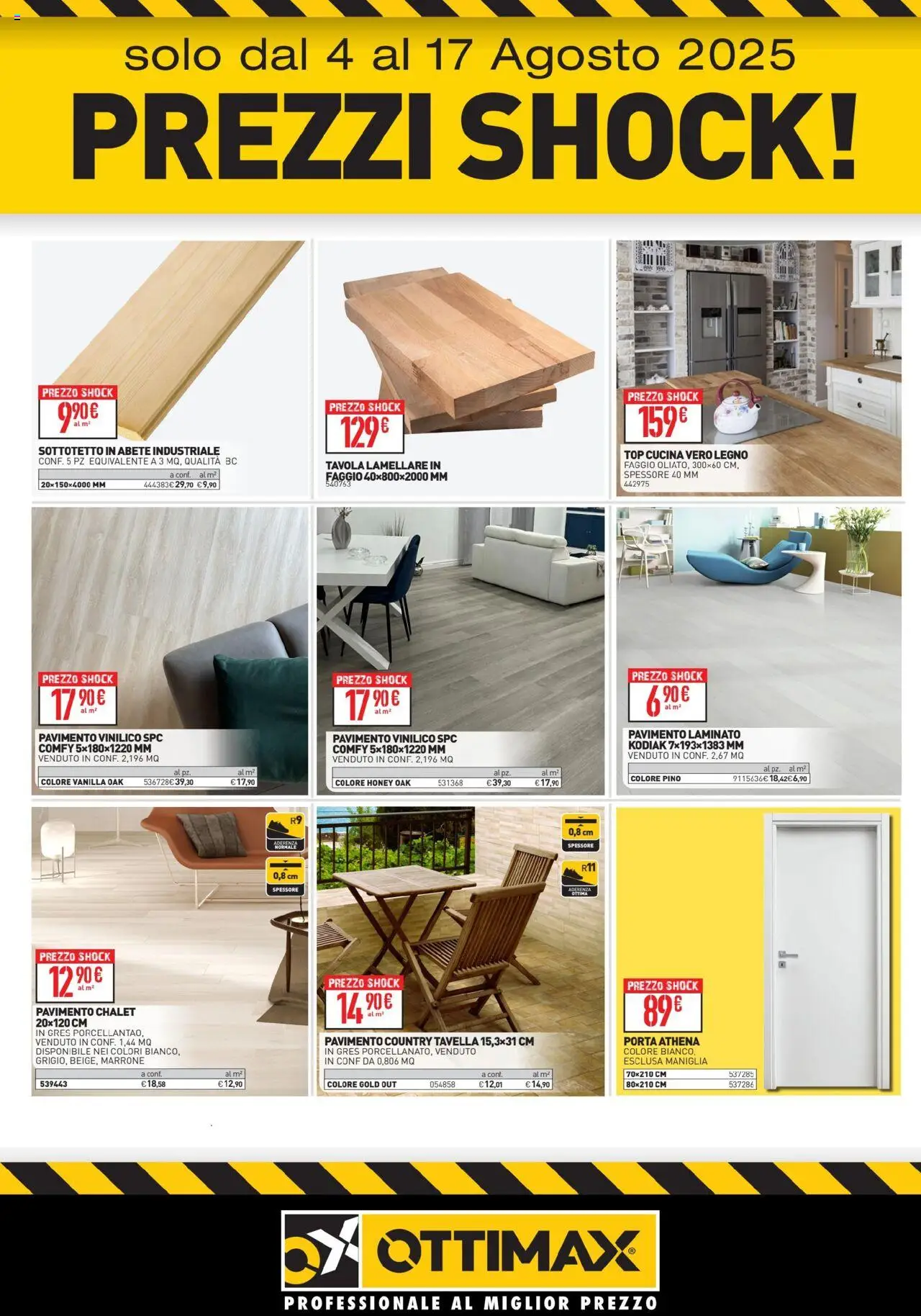 Volantino Ottimax del 04.08.2025 | Pagina: 5 | Prodotti: Pavimento, Top