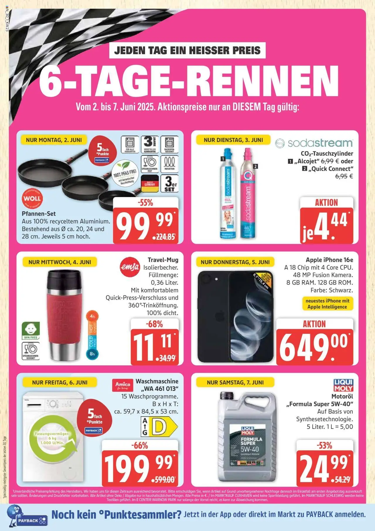 Marktkauf - Marktkauf: Wochenangebote - gültig ab dem 01.06.2025 | Seite: 30 | Produkte: Iphone, Apple, Smartphone, Sodastream