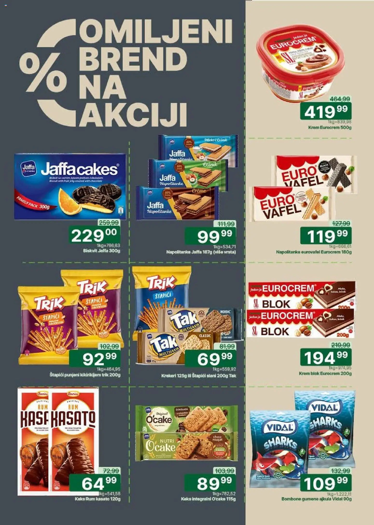 Univerexport katalog - važi od 02.02.2026 | Strana: 24 | Proizvode: Bombone, Lešnik, Eurocrem, Napolitanke