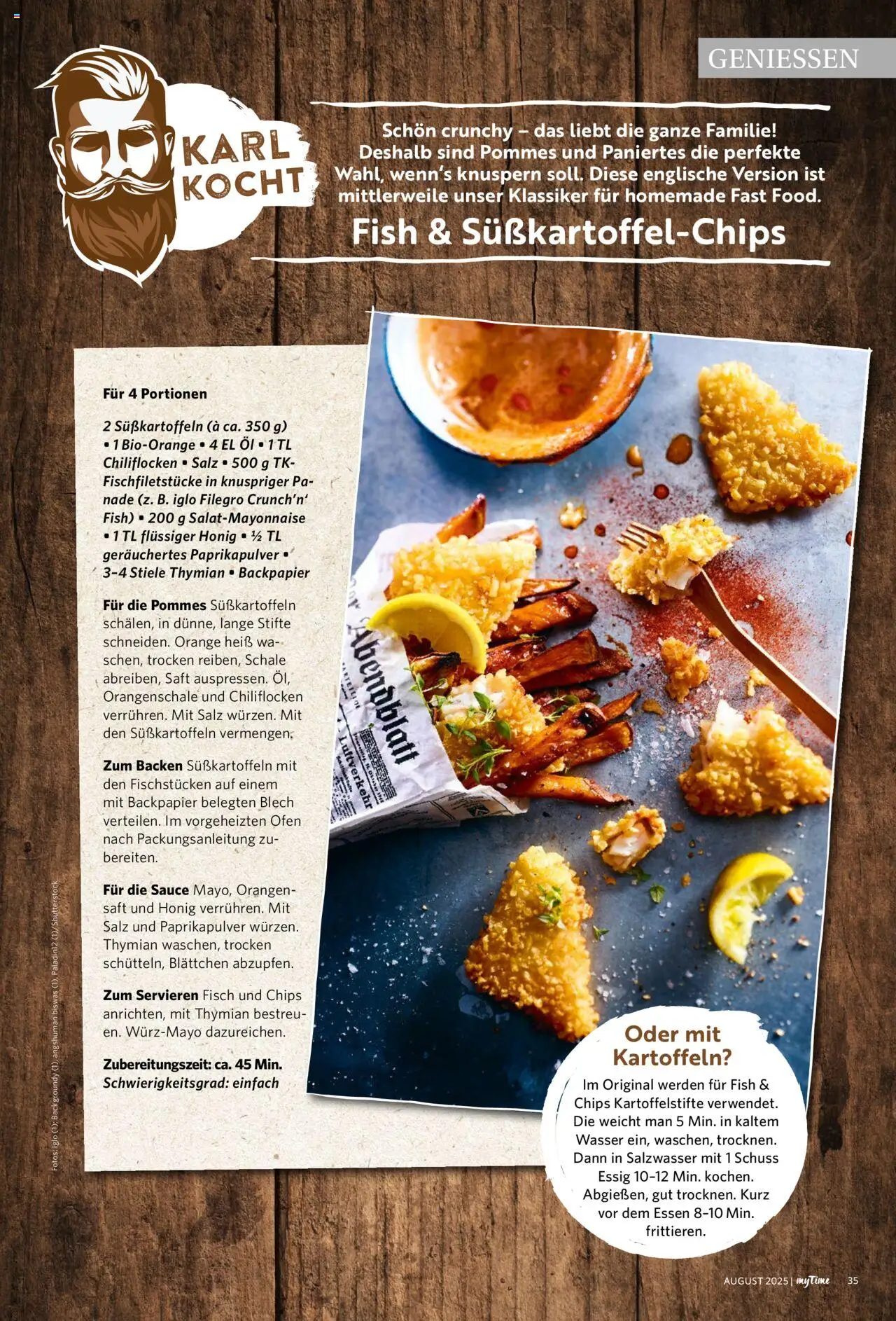Combi - myTime August 2025 - gültig ab dem 01.08.2025 | Seite: 35 | Produkte: Essig, Iglo, Pommes, Wasser