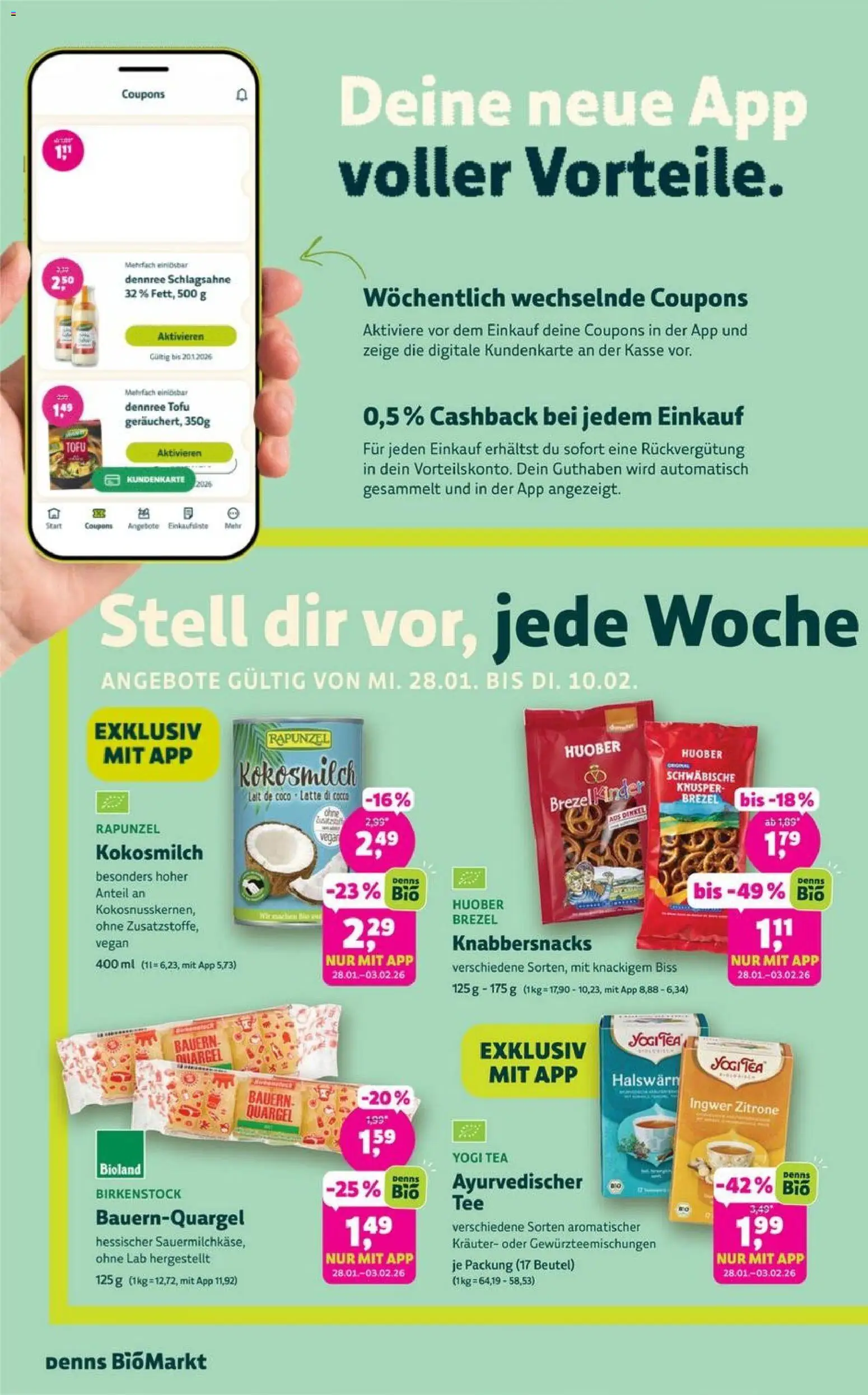 Denns BioMarkt Angebote – gültig ab 28.01.2026 | Seite: 2 | Produkte: Schlagsahne, Zitrone