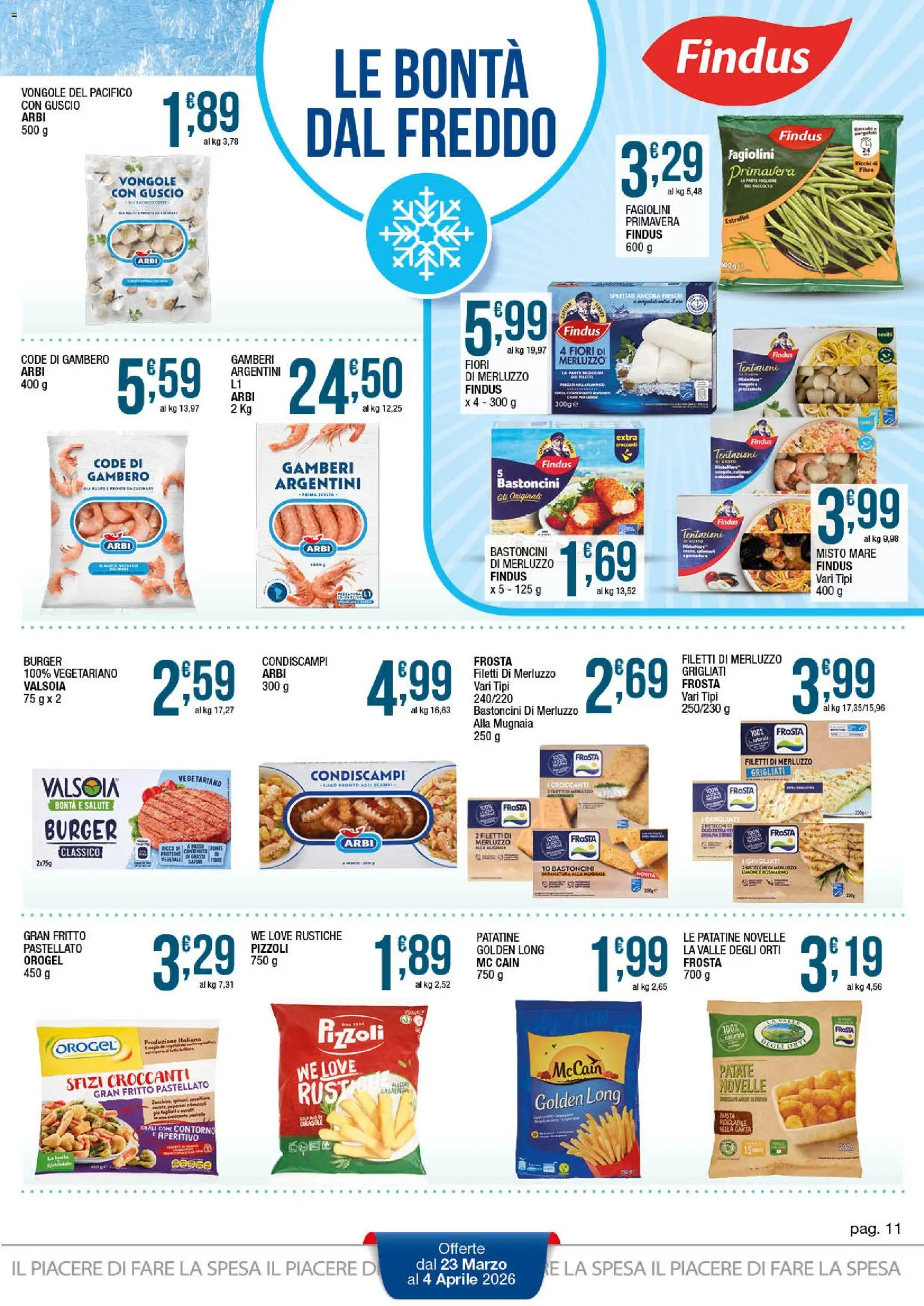 Volantino Sidis del 23.03.2026 | Pagina: 11 | Prodotti: Patatine, Calamari, Limone, Aperitivo