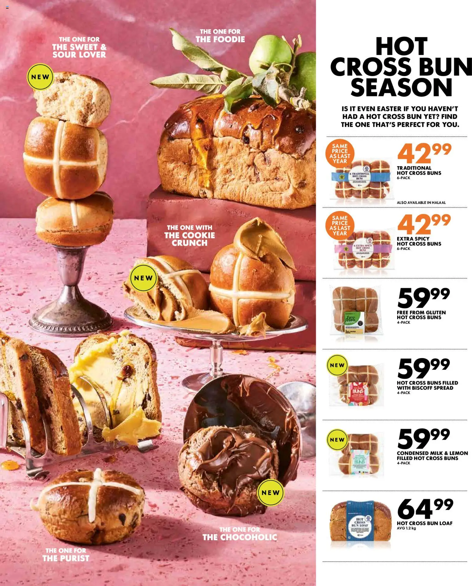 New Woolworths catalogue – valid from 23.03.2026 | Page: 4 | Products: Buns, Milk, Condensed milk, Lemon